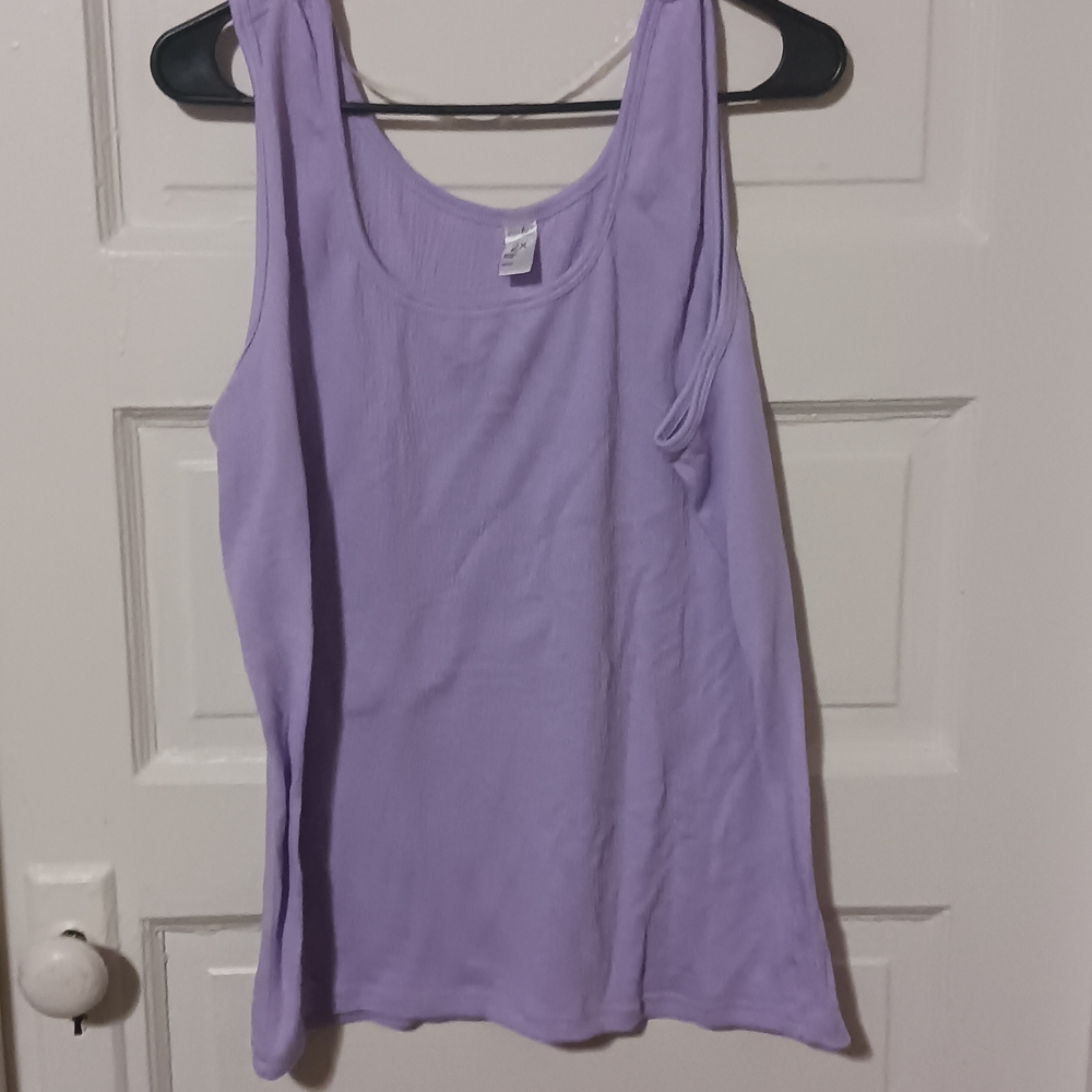 Just Be Light Purple Lavender Tank Top